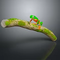 Frog Poison Frog Game Frog Reptile Cold Blooded Animal Reptile 3d model