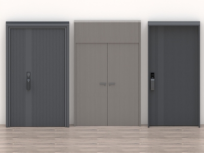 door wooden door glass door bedroom door meeting room door sliding door paint door security door office door 3d model