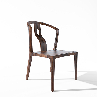 New Chinese Dining Chair 3d model