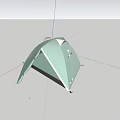 Green Outdoor Sunshade Canopy with Stable Support Frame for Garden Use