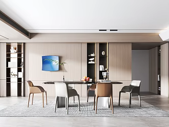 Modern Restaurant 3d model