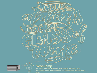 Neon Lamp Cold Cathode Gas Discharge With Glass Tube And Inert Gas 3d model