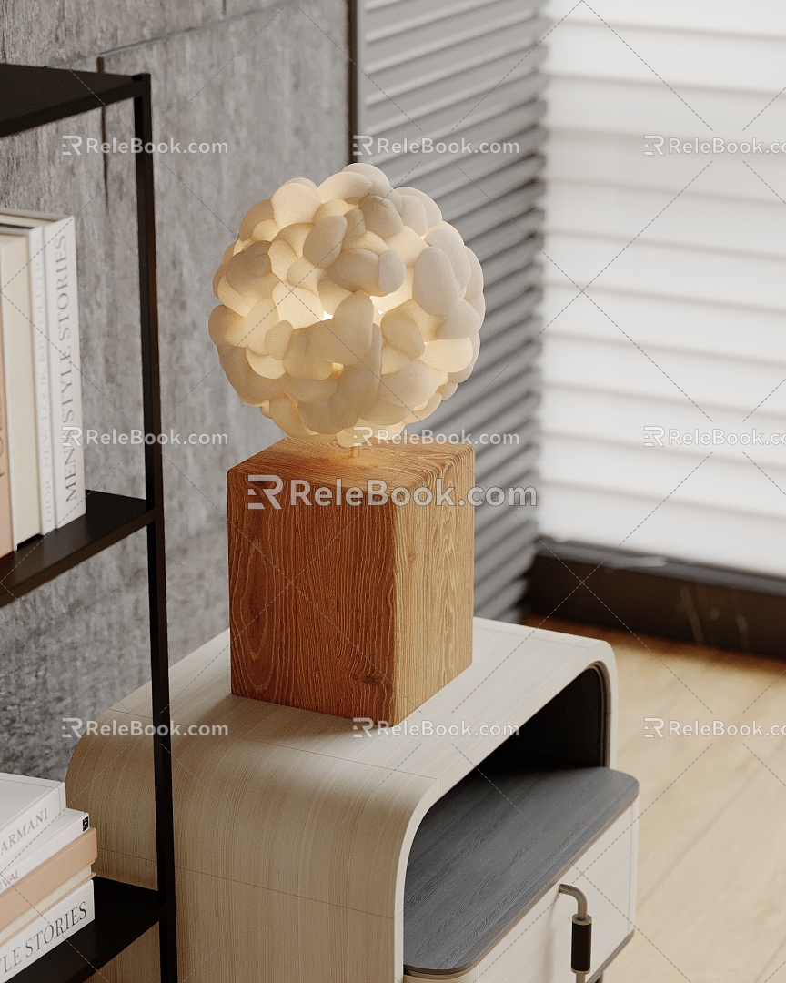 Modern table lamp table lamp side table lamp 3d model