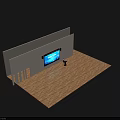 Office Electronics Large Display Screen With Speakers For Smart City Presentation In Meeting Room