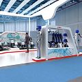 Modern Exhibition Tianjin Bicycle Exhibition 3d model