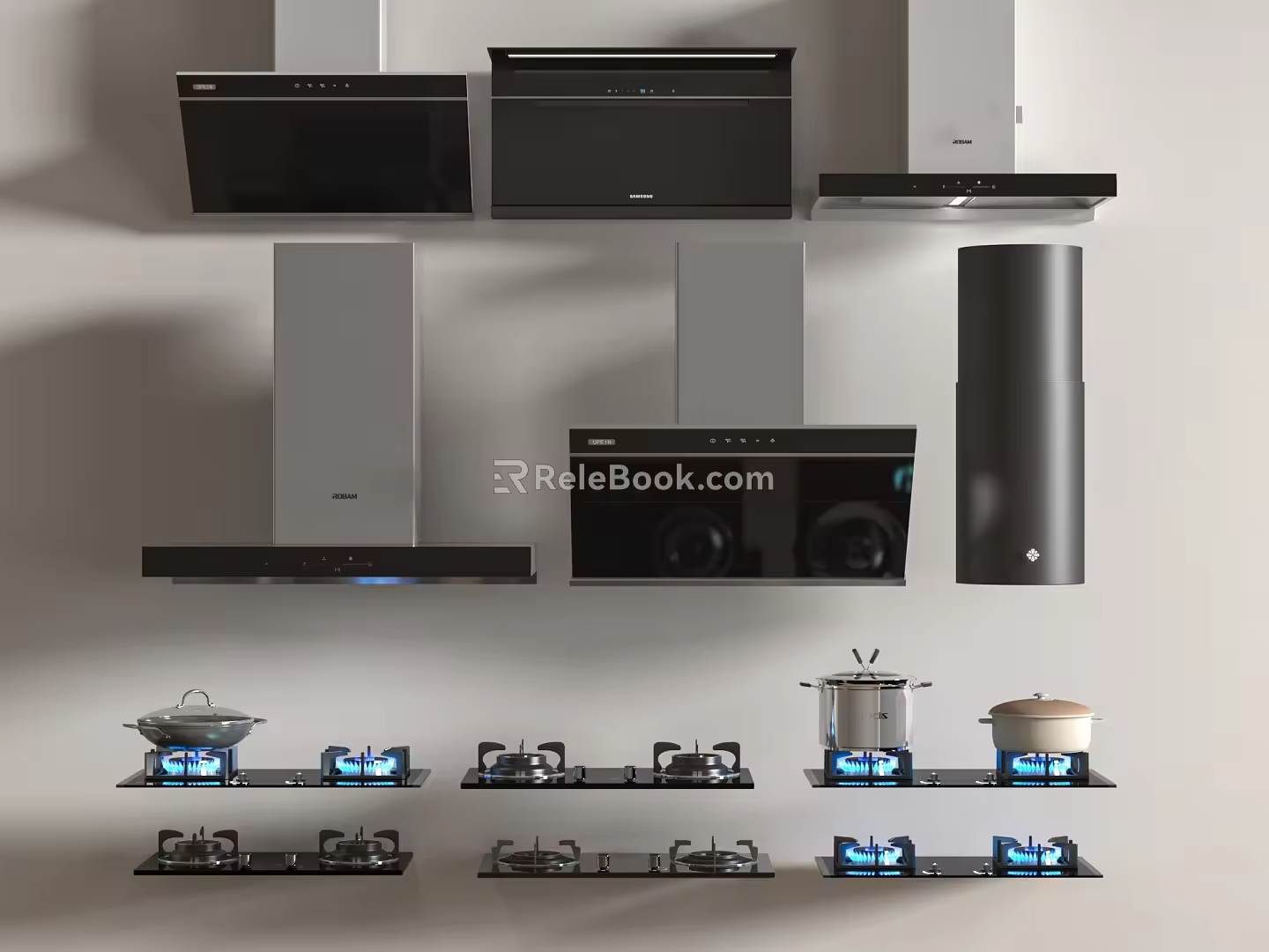 Range hood 3d model