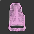 Modern Black Piano With Sleek Design Transparent Stand And Stool