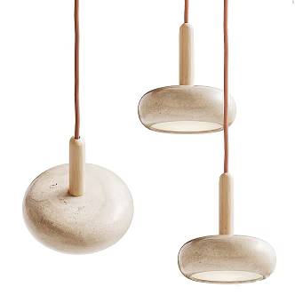 Quiet Wind Chandelier Cream Wind Chandelier Stone Chandelier Bedside Chandelier Bar Counter Chandelier Bedroom Chandelier Children's Chandelier Art Chandelier 3d model