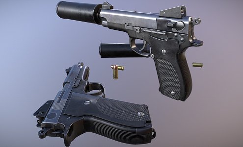 Pistol 3d model