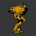 Mech Warrior Mech Soldier Machine Battlearm Mechanical Battlearm Machine Fighter Robot 3d model