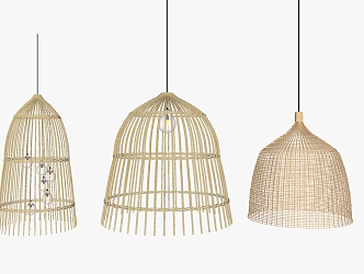 Modern Chandelier Homestay Chandelier 3d model
