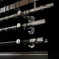Premium Curtain Accessories Collection Featuring Metal Rods Brackets Hooks And Tracks