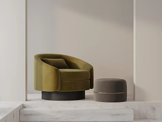 modern leisure chair 3d model