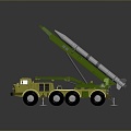 missile vehicle anti-aircraft missile vehicle cruise missile vehicle anti-tank missile vehicle military vehicle military vehicle transportation 3d model