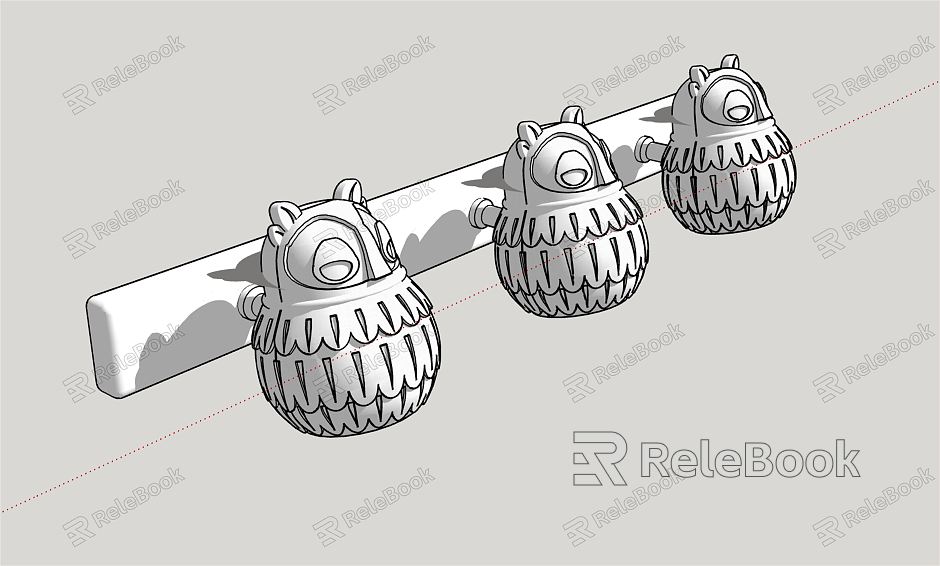 Modern Hook Kids Cartoon Hook Owl Hook model