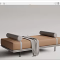 Modern Bed End Bench Bed End Bench 3d model