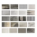 Collection of Square Rugs with Modern Geometric Patterns and Neutral Tones