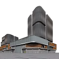 Modern Commercial Building Commercial Complex 3d model
