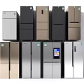 Modern Various Colored Refrigerators and Freezers with Different Styles and Designs
