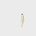 Modern Gold Brass Wall Lamp With Semicircular Design For Home Interior Lighting Decor