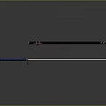 Samurai Sword With Blue Handle Black Scabbard Purple Decoration And Sharp Blade