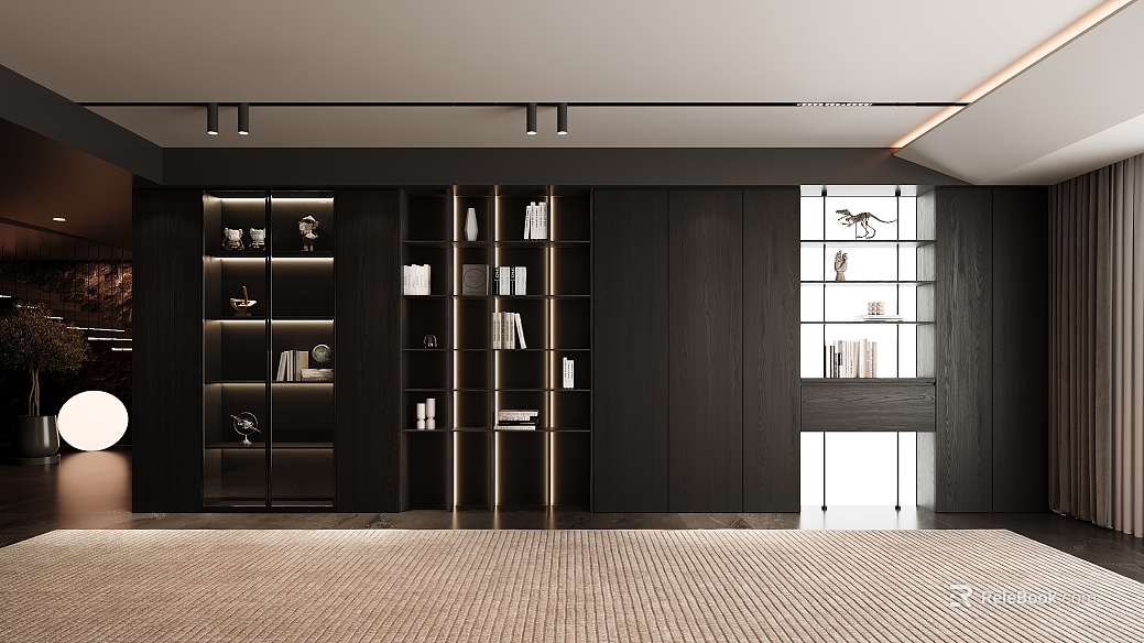 Italian Bookcase texture