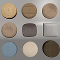 Modern Cushion Group Cushion 3d model
