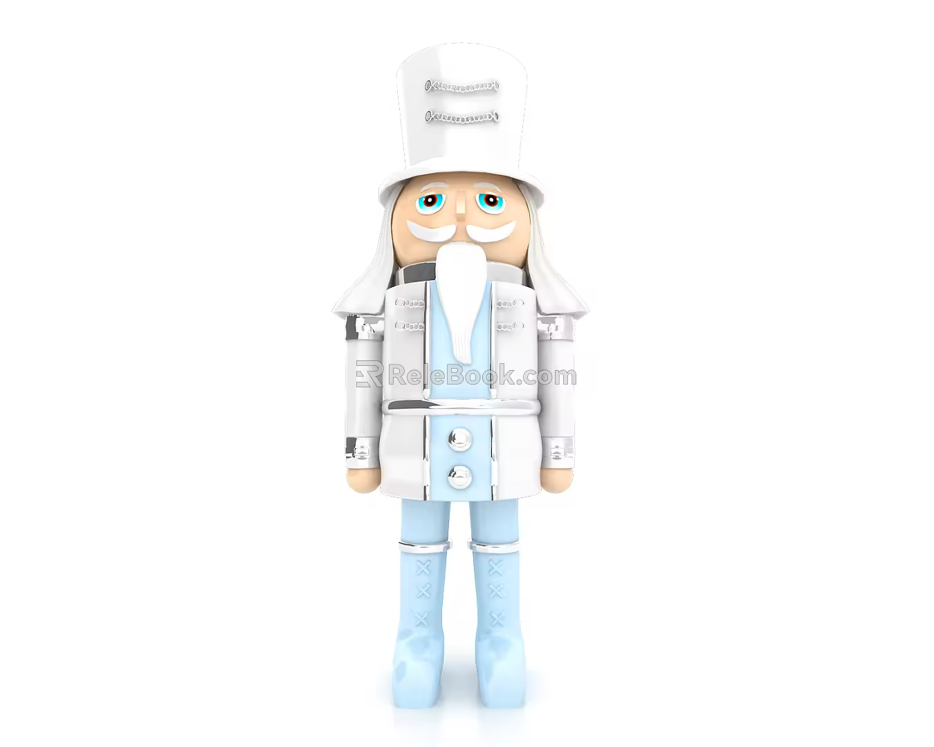 Modern Toy Nutcracker 3d model