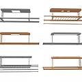 Modern drying rack electric drying rack lifting drying rack 3d model