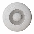 Modern Round Copper Glass Wall Lamp Illuminated Elegant Home Interior Decor Design