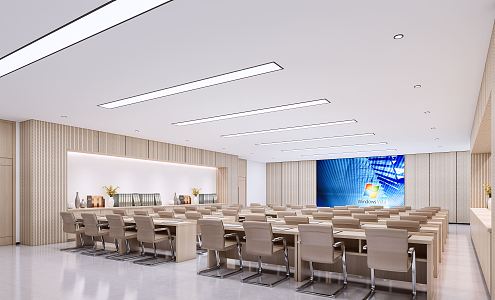 Modern Conference Hall Report Hall 3d model