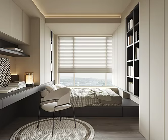 Modern Tatami Bedroom 3d model