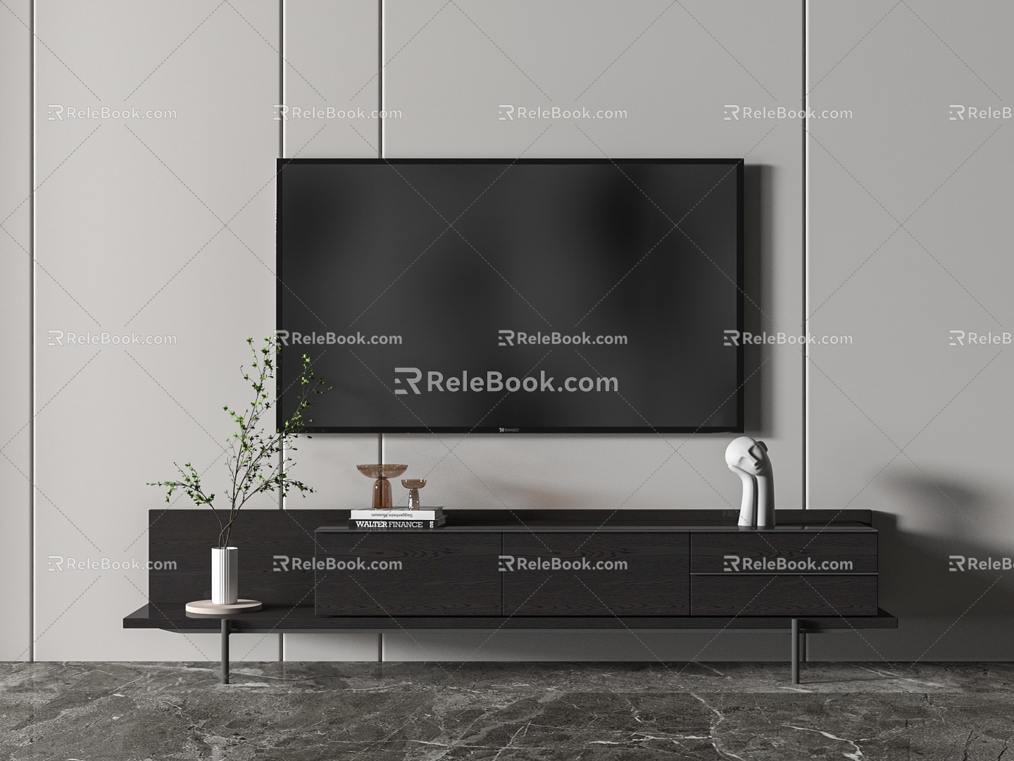 TV cabinet 3d model