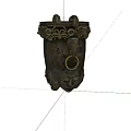 Ancient Bronze Sculpture With Intricate Carving Patterns Decorative Ring Handles And Mythical Beast Feet