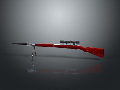 Sniper rifle sight sniper rifle sci-fi sniper rifle semi-automatic rifle combat rifle model