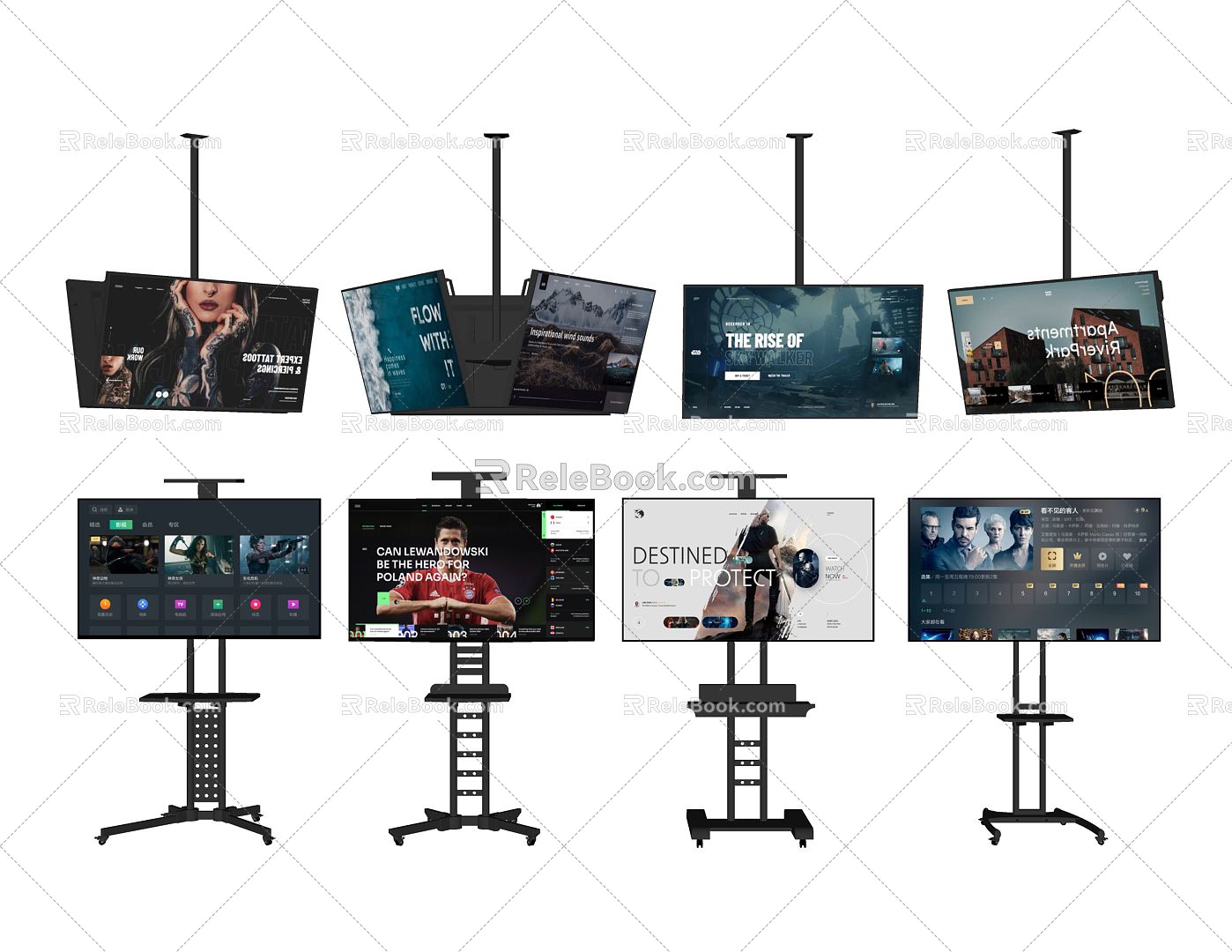 Modern Television Television model