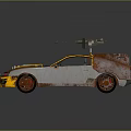 Self-made armed car modified car modified car chariot doomsday car self-made car self-made car modified car 3d model