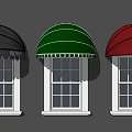 Different Types Of Colorful Awnings For Window And Storefront Exterior Design