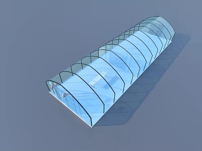Transparent Arch Shaped Clear Household Garden Cover For Outdoor Plant Protection 3d model