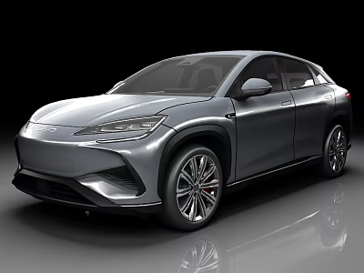 Sleek Silver Modern SUV With Streamlined Body And Sporty Alloy Wheels 3d model