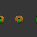 Assorted Small Daily Use Bottles In Green And Brown Colors With Various Shapes