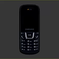 Samsung Classic Feature Phone With Physical Keypad And Black Design