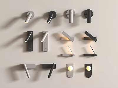 Modern Wall Lamp Metal Wall Lamp Spotlight Reading Lamp 3d model