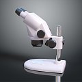 Microscope Magnifier Experimental Equipment Physical Equipment 3d model