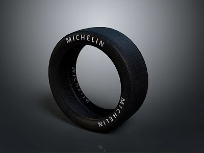 Michelin Automotive Tire As Essential Car Part For Vehicle Maintenance And Repair 3d model