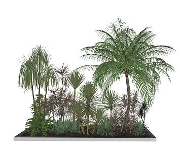 Modern Plant Heap 3d model