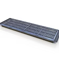 Industrial Metal Rectangular Grille Equipment With Grated Surface For Ventilation Use