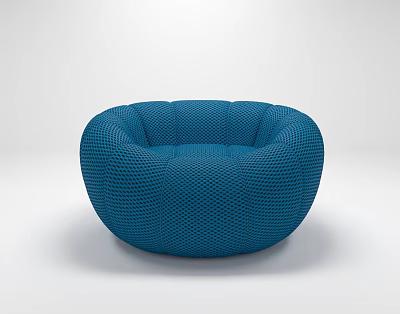 Modern leisure chair stool 3d model