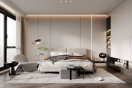 Modern Bedroom 3d model