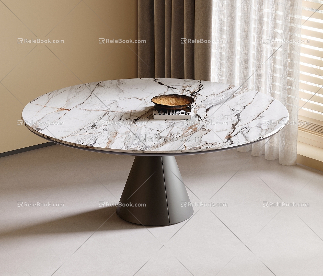 Round table 3d model